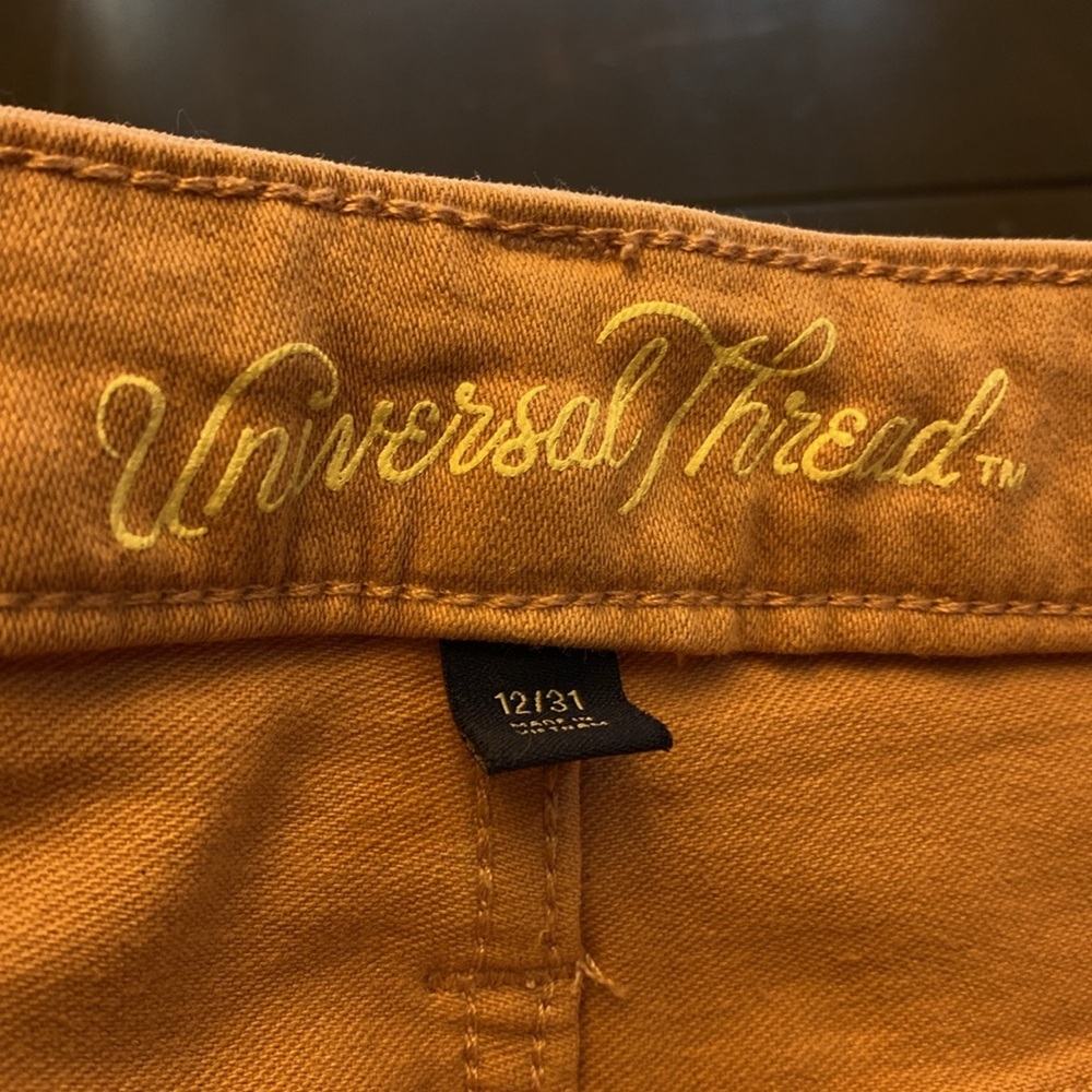 Universal Thread Pink High-Rise Skinny Crop Jeans - Size 12S  (31) 💗 - Picture 7 of 11